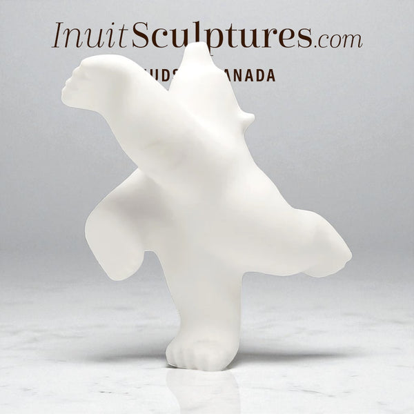 RESERVED** LAST ONE - 13" Limited Edition Dancing Bear by Johnny Manning *Enchante* (Italian Marble)