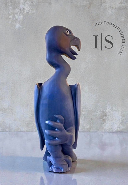 34" SIGNATURE Dancing Bird by Toonoo Sharky *Gray Skies*