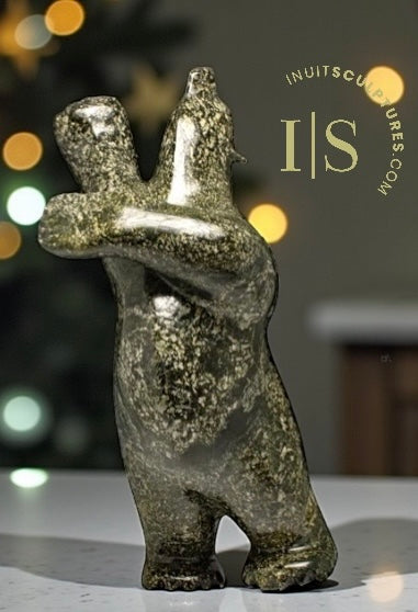 24"  Dancing Bear by Ashevak Adla *Run, Forest, Run*