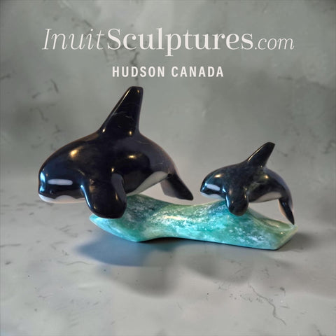 8” SIGNATURE Orcas by Johnnysa Mathewsie *Poised*