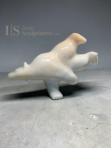 17" 3 Way Dancing Bear by Noah Parr *Creamsicle Dream*