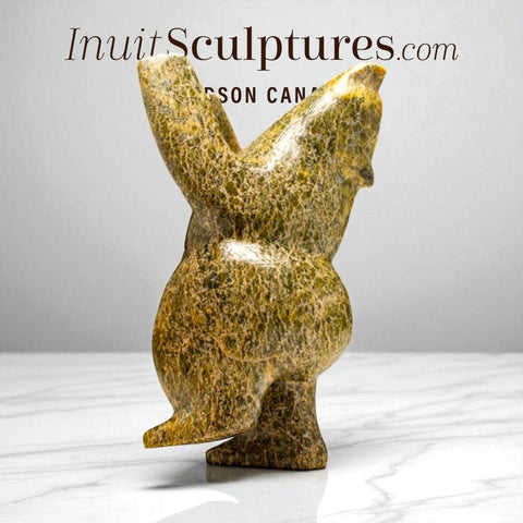 14" Dancing Bear by Palaya Qiatsuq *Nugget*