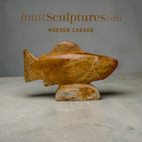 4" Alaskan Salmon Fish by Keith Willis *Gold Finger*