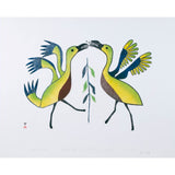 VINTAGE 1981 BIRDS AND MOSQUITOES, KUDJUAKJUK MARY QAYUARYUK