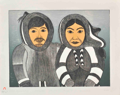 1976 INNUK AGUNASUTTIK by Kananginak Pootoogook