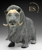 12" SIGNATURE Muskox by Lucassie Ikkidluak *Imagine All The People*