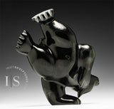 CURATOR'S CHOICE  BOLD 12" Two-Way Dancing Bear by Ottokie Samayualie