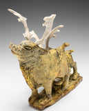 VINTAGE 9" SIGNATURE Caribou by Pavinak Petaulassie *Tundra Love* CURATOR'S CHOICE