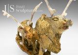 VINTAGE 9" SIGNATURE Caribou by Pavinak Petaulassie *Tundra Love* CURATOR'S CHOICE