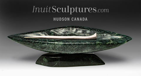 12” Qulliq (Seal Oil Stove) by Tapaunagi Qatsiya *Light Up My Life*