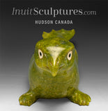 Oiseau phoque de 9 pouces VINTAGE - Transformation par Seepee Ipeeli *Les yeux grands ouverts*