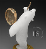 9” Drum Dancing Bear by Derrald Taylor *Glory, Glory, Hallelujah!*