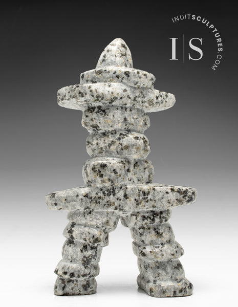 6" Inukshuk by Peter Aningmiuq *Salt 'N Pepper*