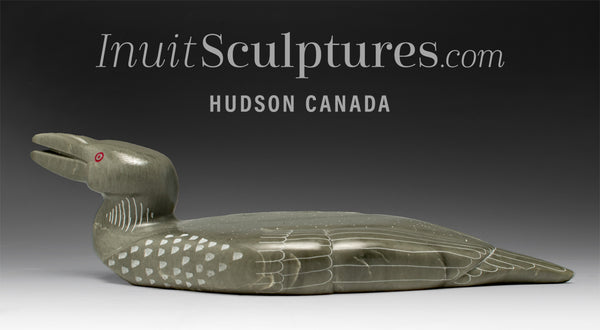 12" Loon by Isaac Amitook *Thick Pea Soup*