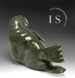 11" SIGNATURE Walrus by  Jimmy Iqaluq