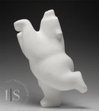 9" Limited Edition Dancing Bear by Johnny Manning *Harbour* (Italian Marble)