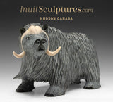 7" SIGNATURE  Muskox by Lucassie Ikkidluak *Dog Days of Summer* WITHIN REACH$$