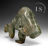 9" 2 Way Diving / Walking Bear by Moe Pootoogook *Sand Bar*