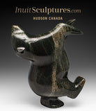 12" SIGNATURE Dancing Bear by Elite Carver Nuna Parr *Entranced*