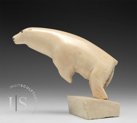 6" Polar Bear by Harrison Miklahook Jr.