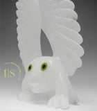14" Owl by Toonoo Sharky *White Cliff*