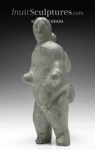 VINTAGE 11" Mère et Enfant par Tuna Iqulik *Constance*