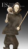 12" Hunter with Spear  by Moses Kamookak Gjoa Haven *Hunt*