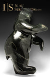 28" Dancing Bear by Adamie Qaumagiaq "Nightfall" CURATOR'S CHOICE