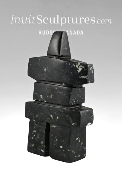 7" Inukshuk by Louie Makittaq Gjoa Haven *Stone Man*