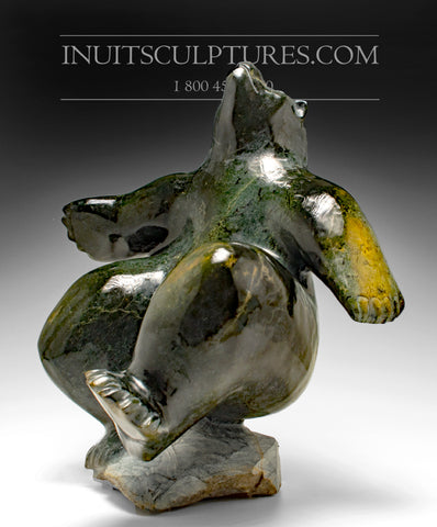 18" Jolly Bear by Master Jaco Ishulutaq