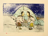 2000 KATAJJAQTUT (THROAT SINGING) by Napachie Pootoogook