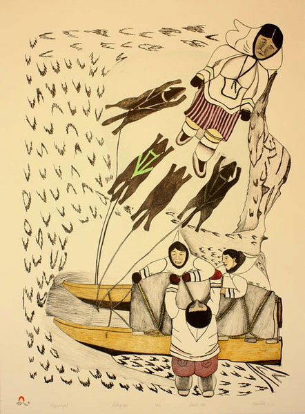 1990 MAJUALAJUT by Napachie Pootoogook