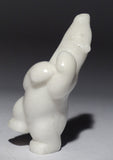 5" White Dancing Bear by Markoosie Papigatook