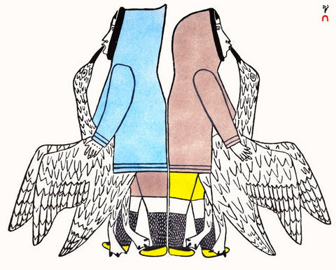 1980 SWANS NOURISH MEN by Kakulu Saggiaktok