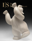 27" 2 Way Dancing Bear by Adamie Qaumagiaq *Formula One* CURATOR'S CHOICE