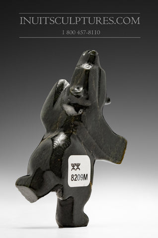 3" Dark Dancing Bear by Johnny Papigatook