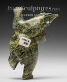 6" Green Dancing Bear by Isaaci Petaulassie *Fearless*