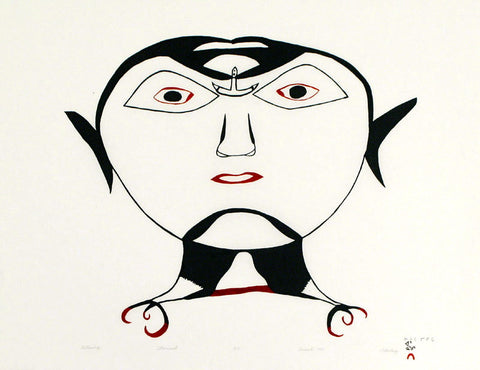 1999 ULLULIQ (HEAD WITH ULU) by Ohotaq Mikkigak