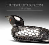 17" Black Loon by Jimmy Iqaluq