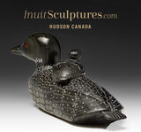 12" SIGNATURE Loon by Jimmy Iqaluq *Swimmer*