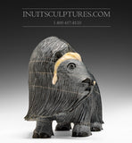 12" Iconic Masterpiece Muskox by Lucassie Ikkidluaq