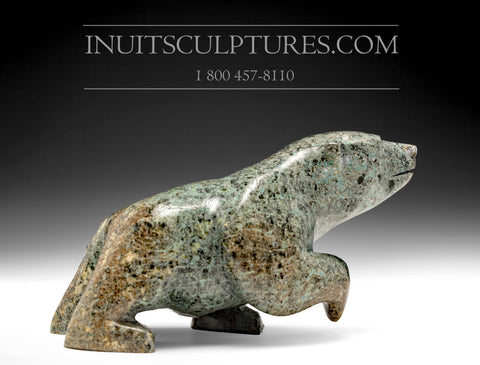 9" Walking Bear by Mosesee Pootoogook