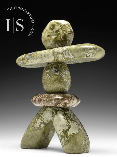 10" SIGNATURE Inukshuk by Paul Bruneau *Pistachio*