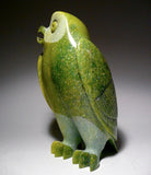 Apple Green Owl by Pitseolak Qimirpik