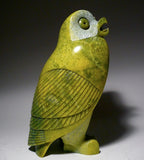 Apple Green Owl by Pitseolak Qimirpik